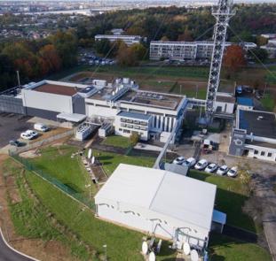 vue large sur site de TDF à Bordeaux