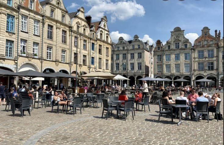 Centre ville d'Arras, cliente du WiFi TDF