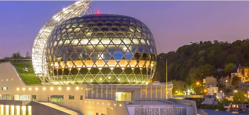 Salle de la Seine Musicale de nuit