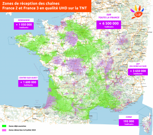 7e phase de déploiement : TDF étend massivement la TNT UHD