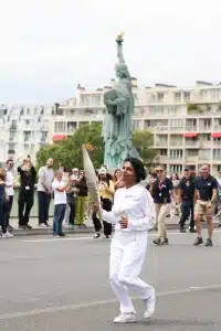 Une collaboratrice TDF porteuse de la Flamme Olympique !