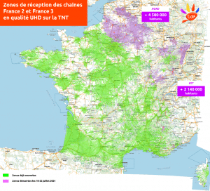 TDF étend la TNT UHD dans le Nord et dans l’Est