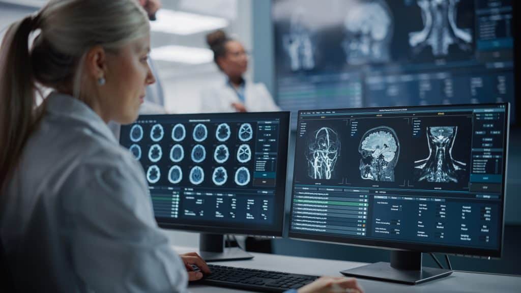 medical,hospital,health,care,lab:,camera,captures,professional,neuroscientists,analysing