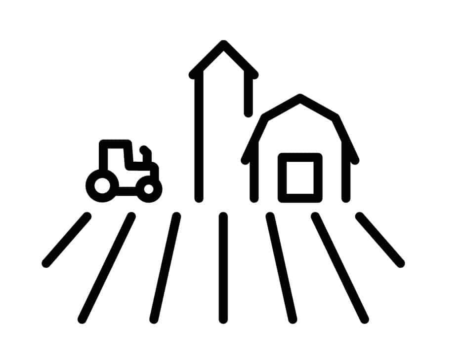 set,icons,for,farming,,growing,crops,,raising,animals,,simple,design