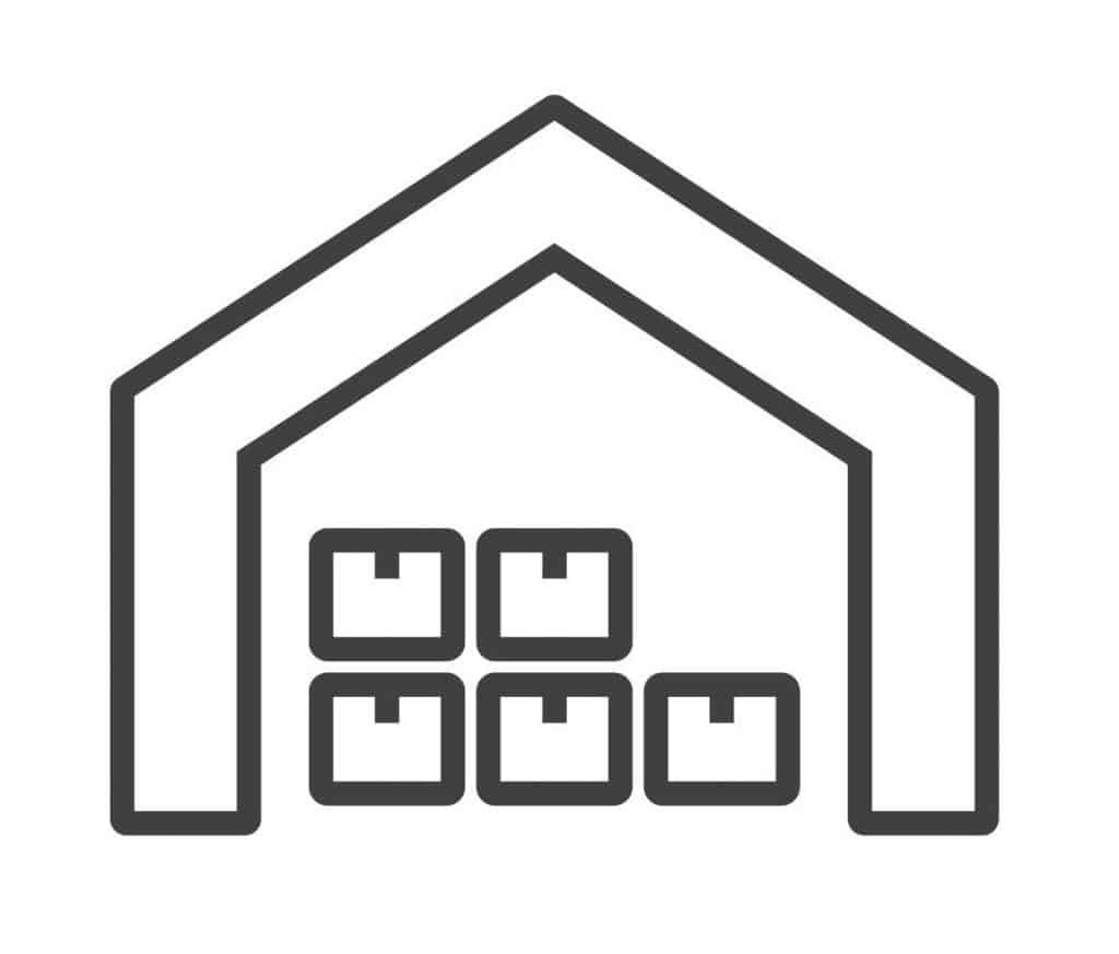 warehouse,icon.line,vector.